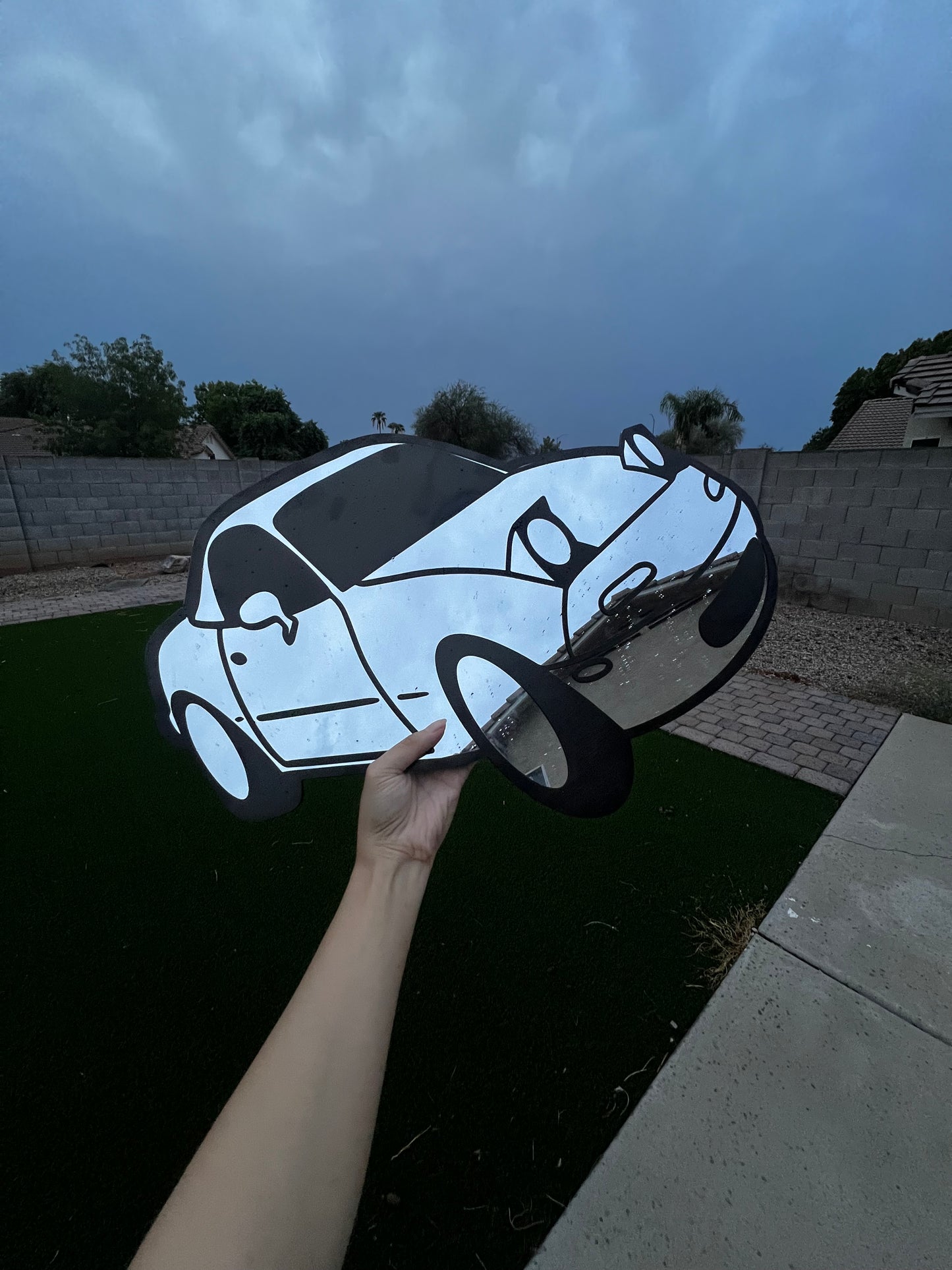 Miata Car Wall Decor Mirror / PREORDER