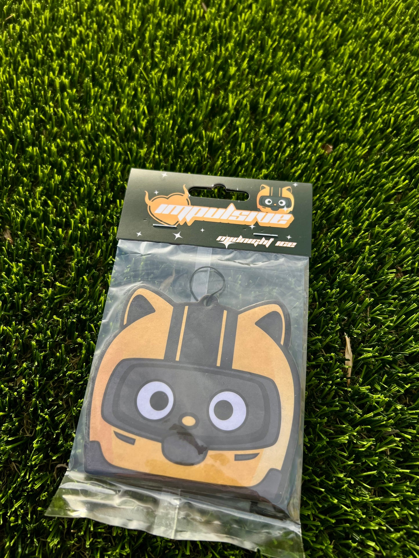 Black Cat Racer Air Freshener