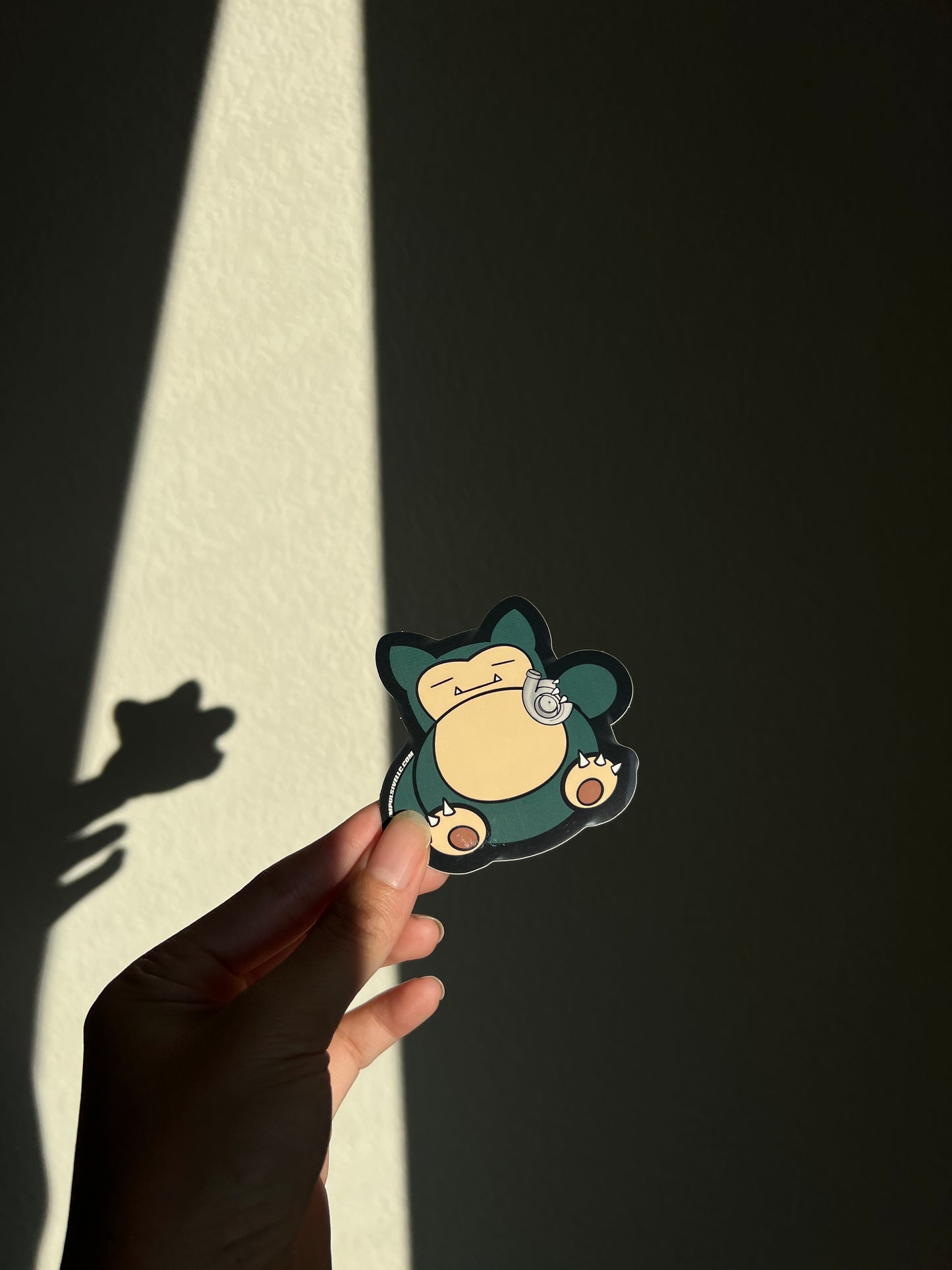 Anime Bear Turbo Sticker
