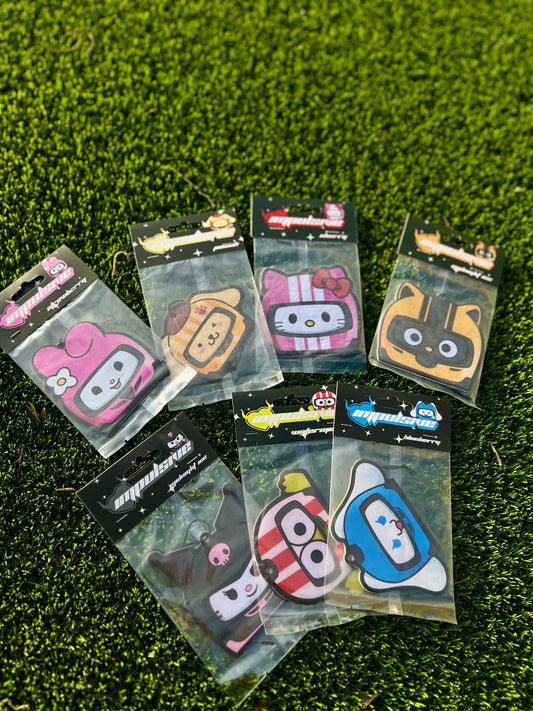 Racer Animals 7PC Air Fresheners Pack