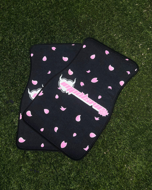 Sakura Floor Mats - BLACK / PREORDER