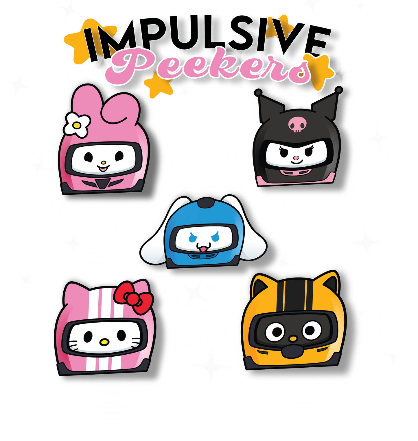 Racer Animal Peeker Pack (5)