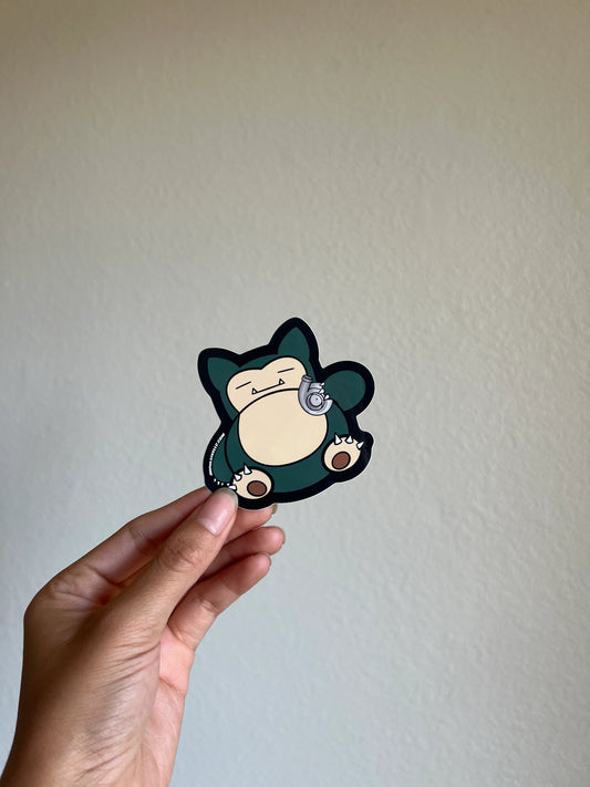 Anime Bear Turbo Sticker