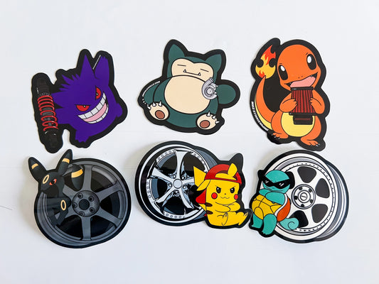 Monsters Sticker Pack (6)