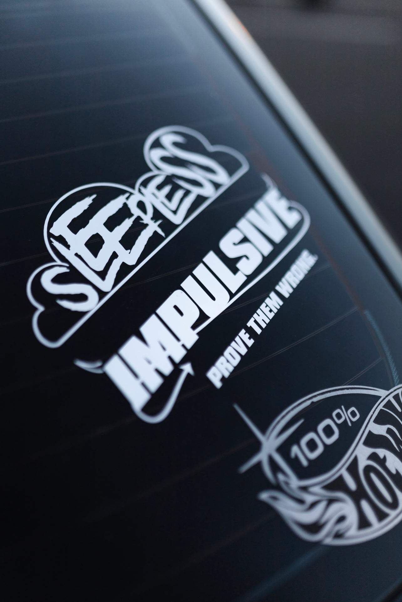Impulsive Holographic Slap Sticker, Popular Car Sticker, JDM