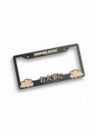 PEACH Stay Safe License Plate Frame