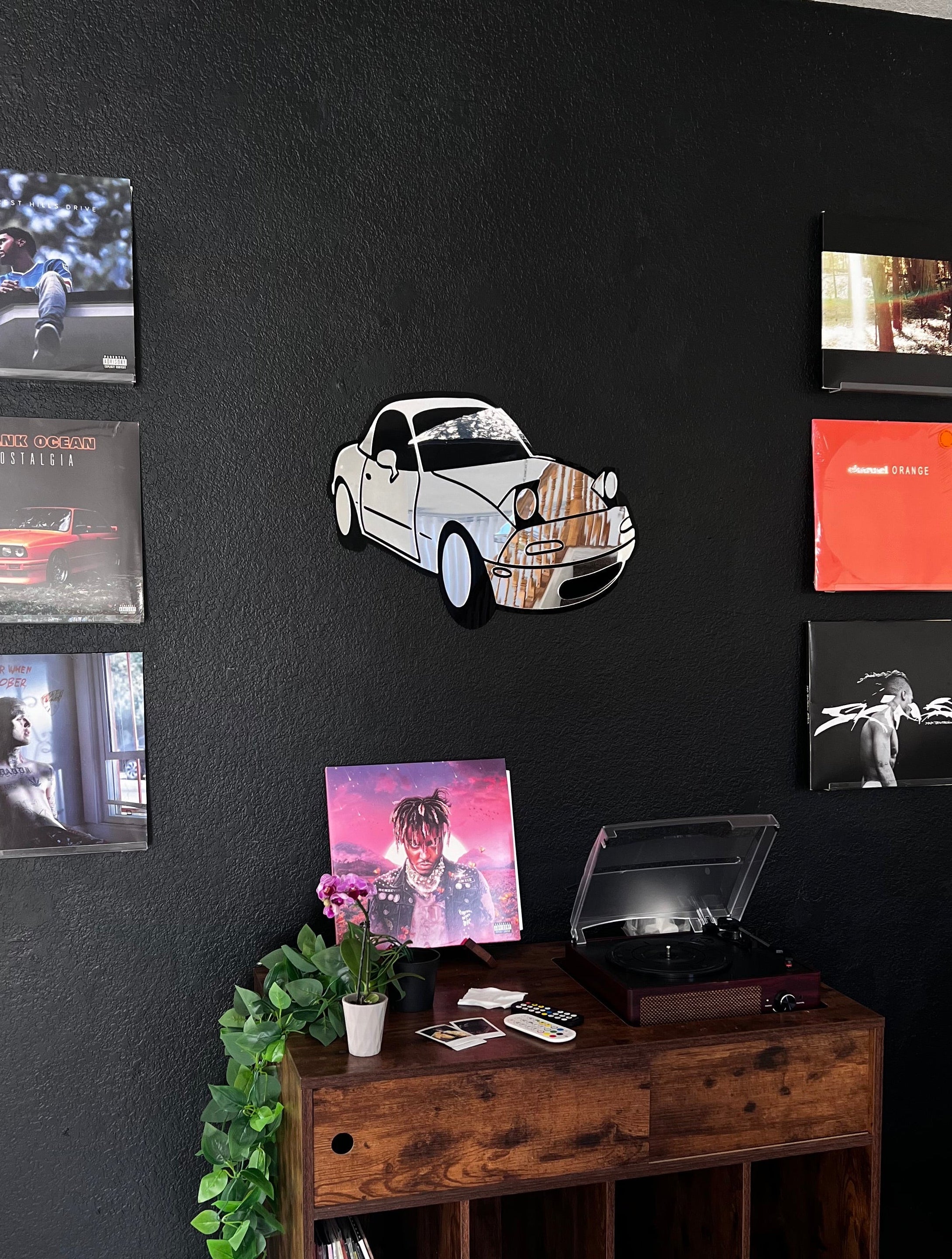 Miata Car Mirror Wall Decor