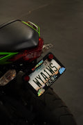 OIL SLICK Stay Safe MOTORCYCLE License Plate Frames