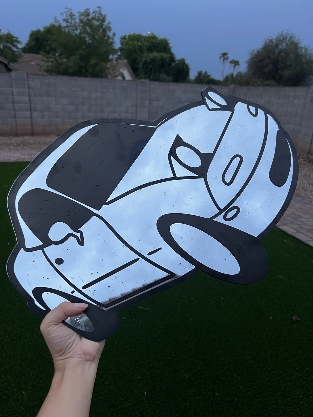 Miata Car Mirror Wall Decor