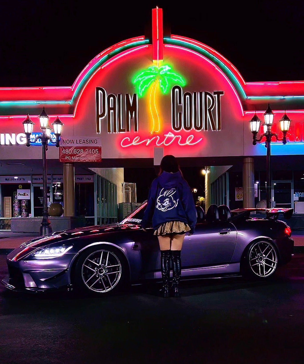 Impulsive Mascot Oversized Washed Hoodie