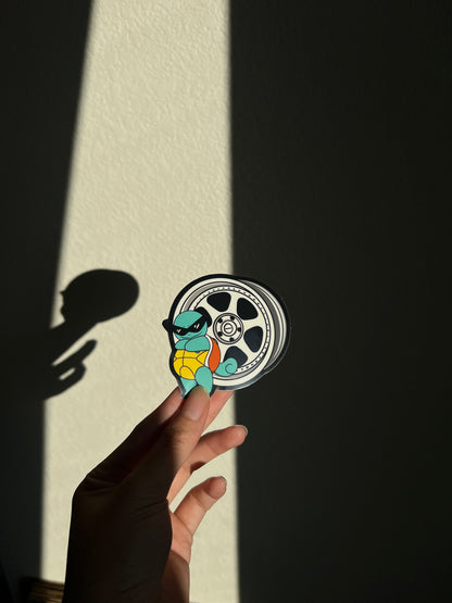 Work Wheel Turtle Sticker