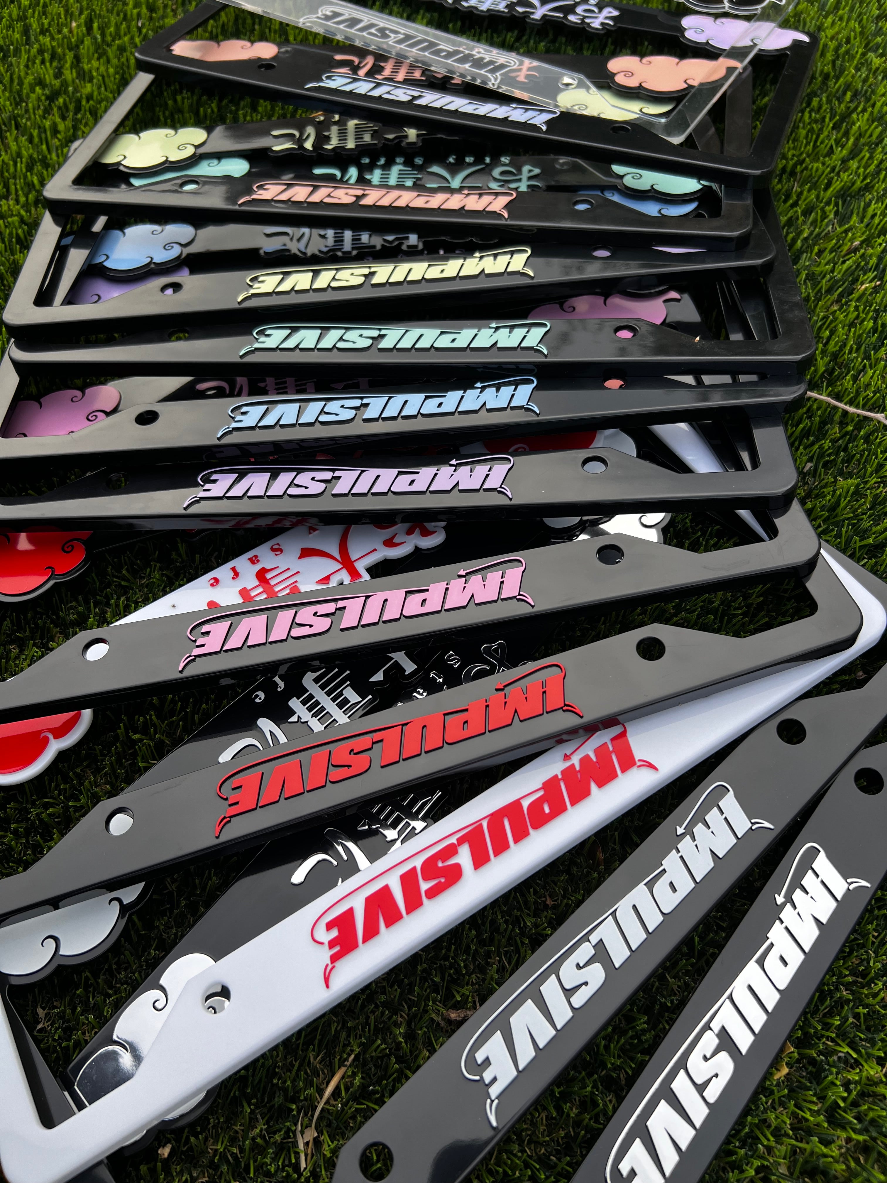 Stay Safe License Plate Frames