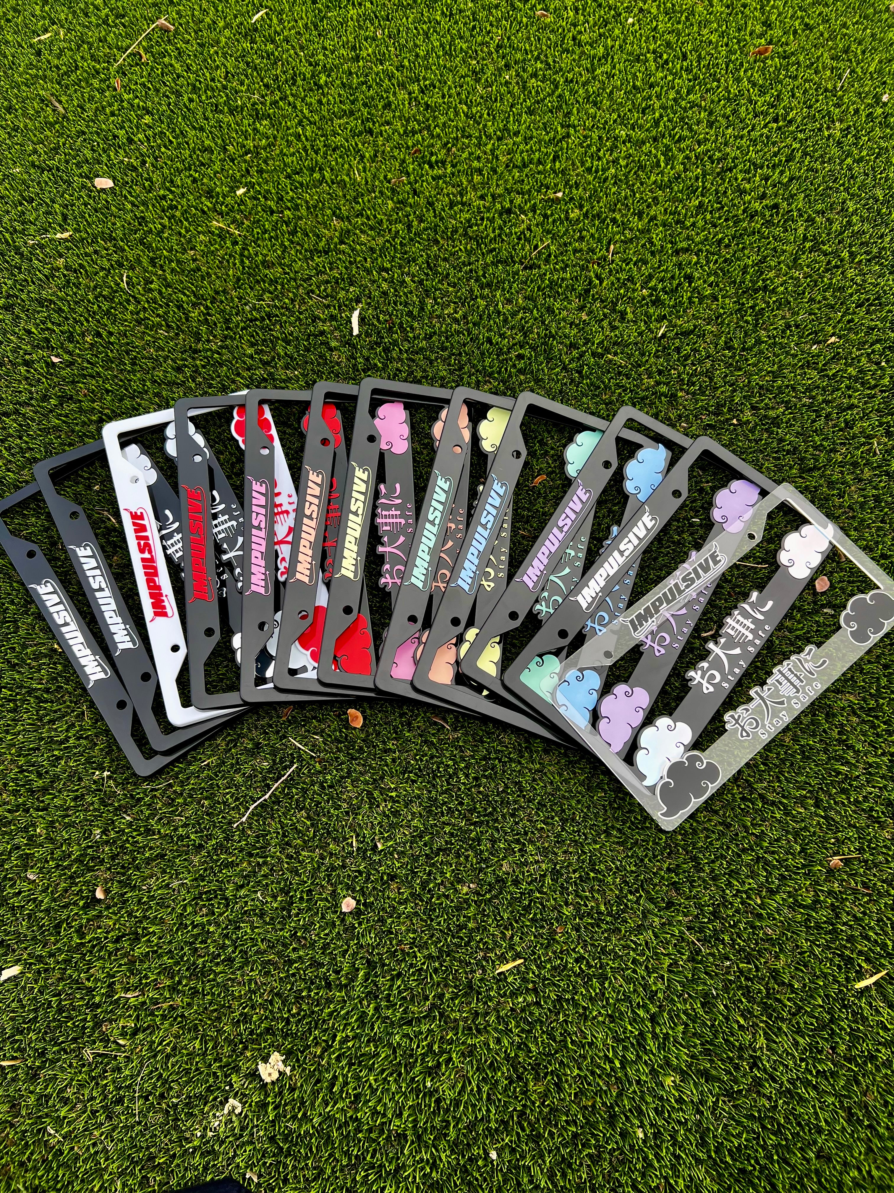 Stay Safe License Plate Frames