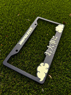 LIGHT YELLOW Stay Safe License Plate Frame