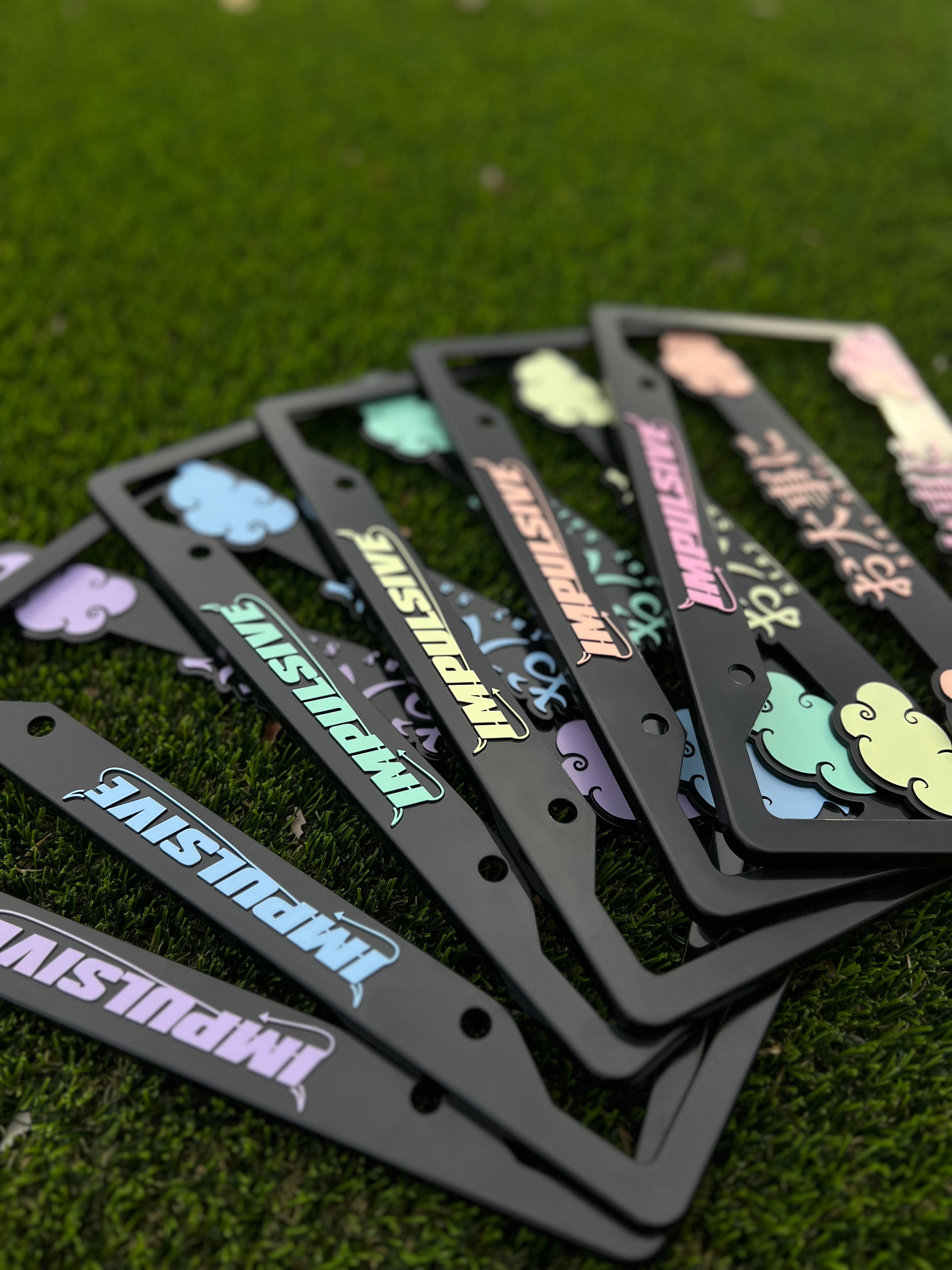 Stay Safe License Plate Frames