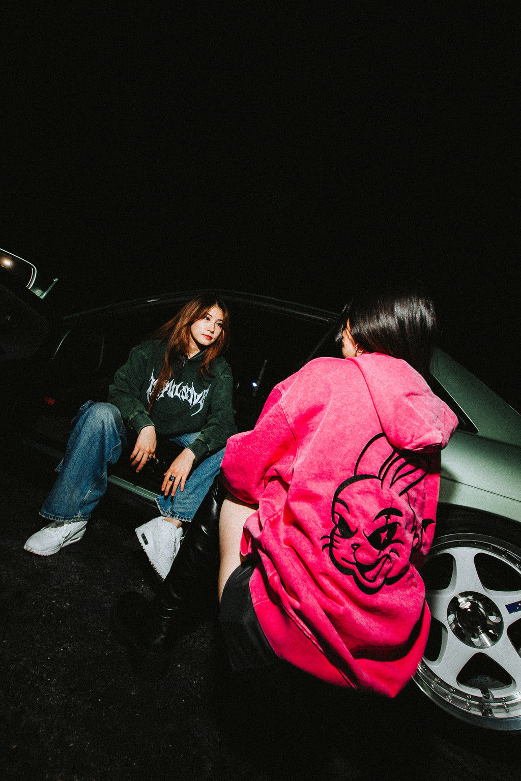Impulsive Mascot Oversized Washed Hoodie