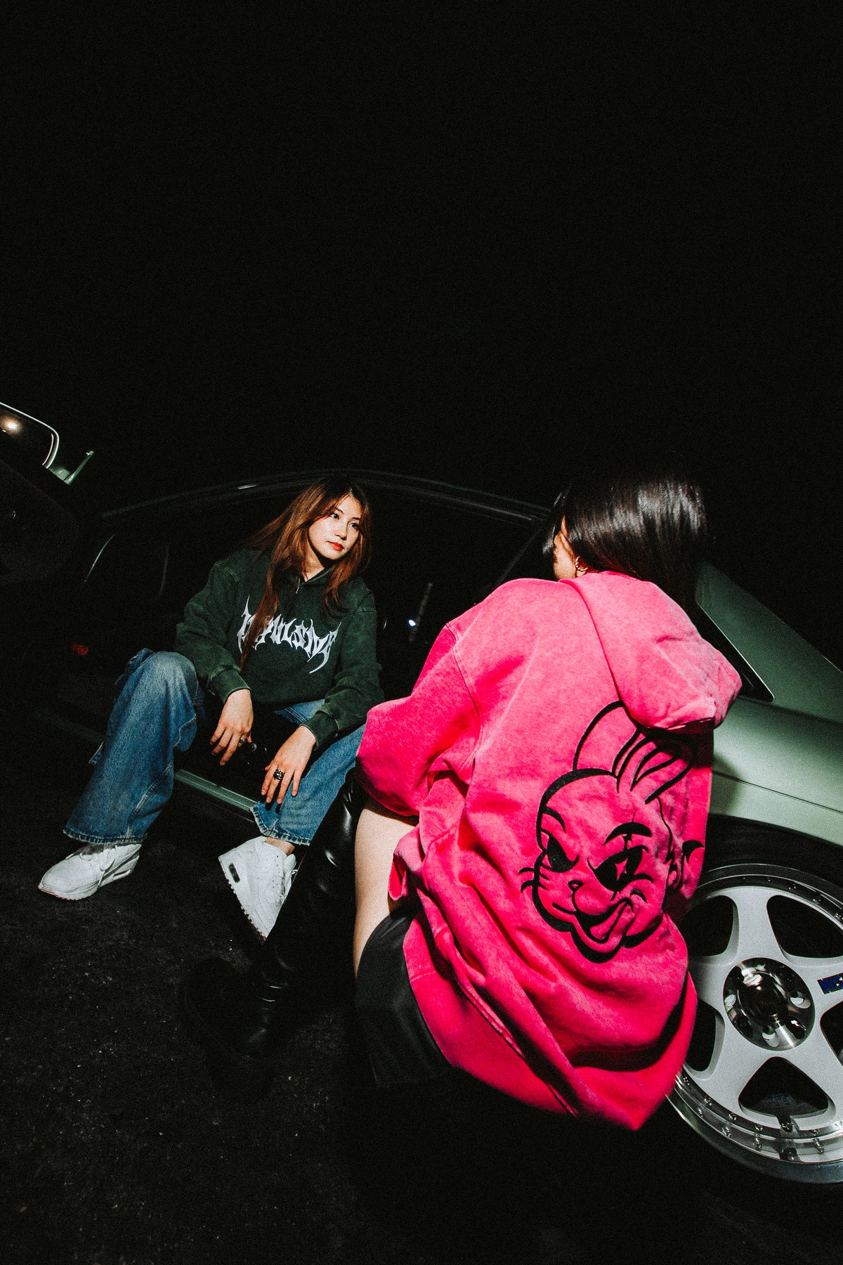 Impulsive Mascot Oversized Washed Hoodie