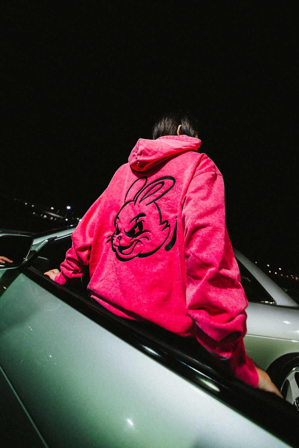 Impulsive Mascot Oversized Washed Hoodie