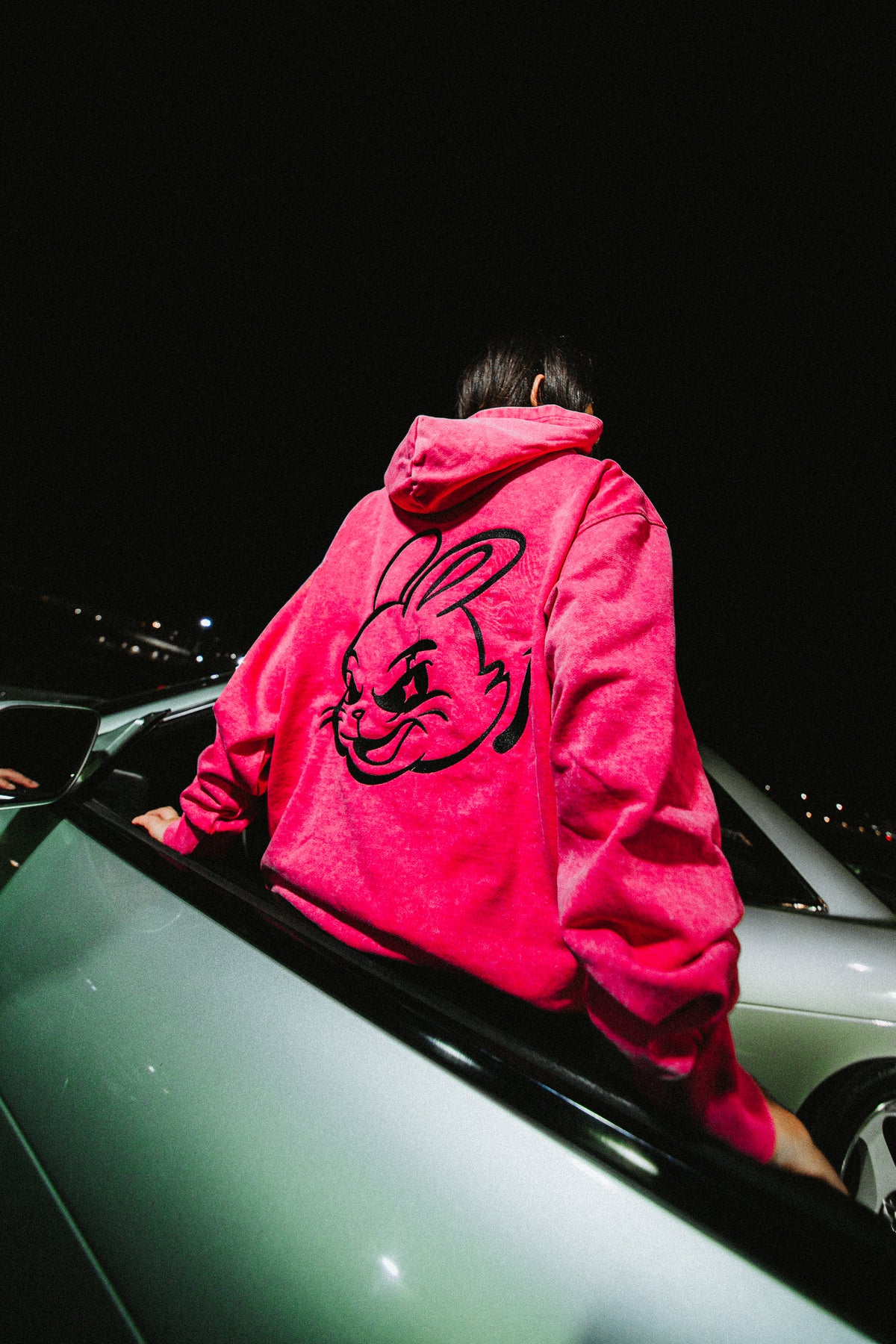 Impulsive Mascot Oversized Washed Hoodie