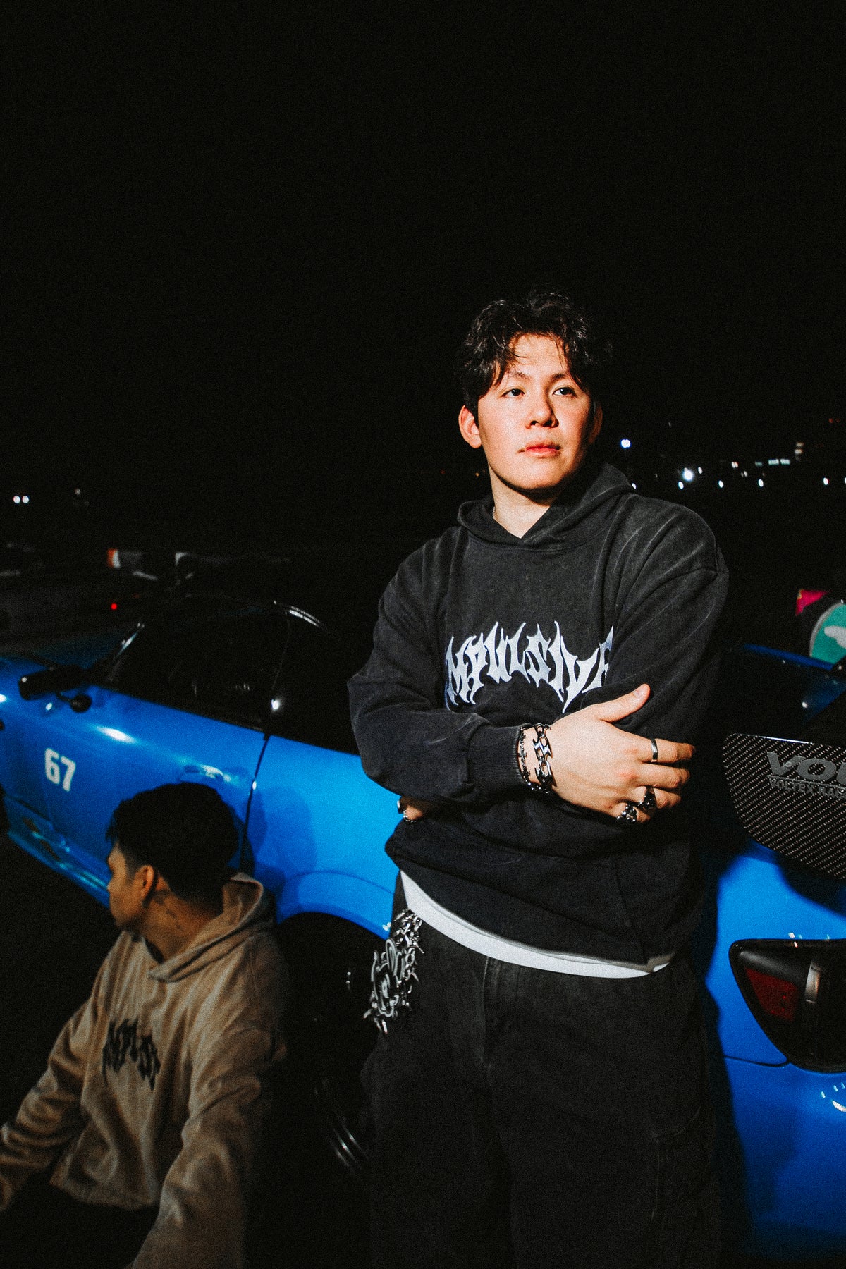 Impulsive Mascot Oversized Washed Hoodie