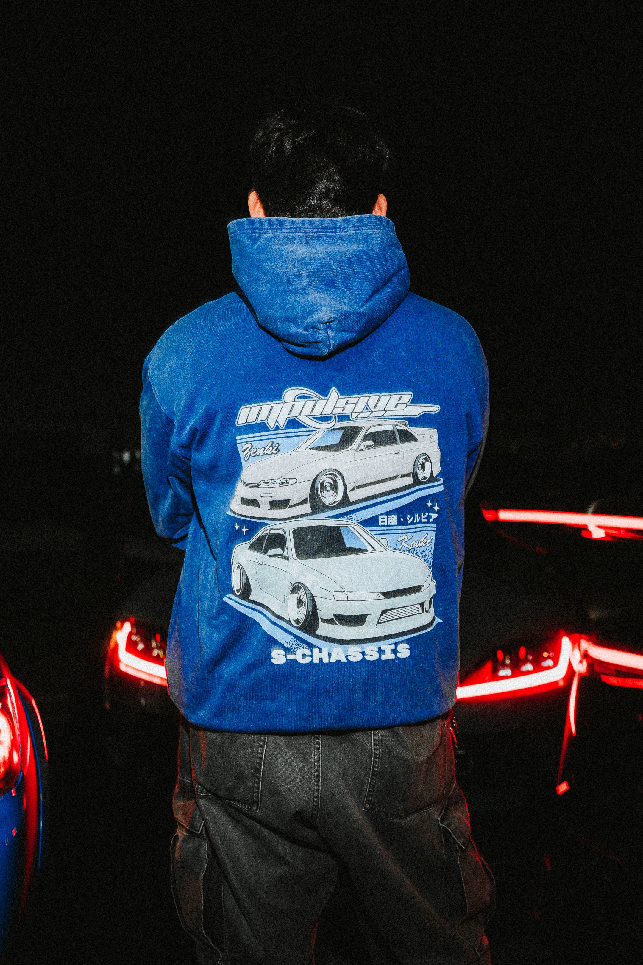 Nissan Silvia S-Chassis Oversized Washed Hoodie – JDM Drift