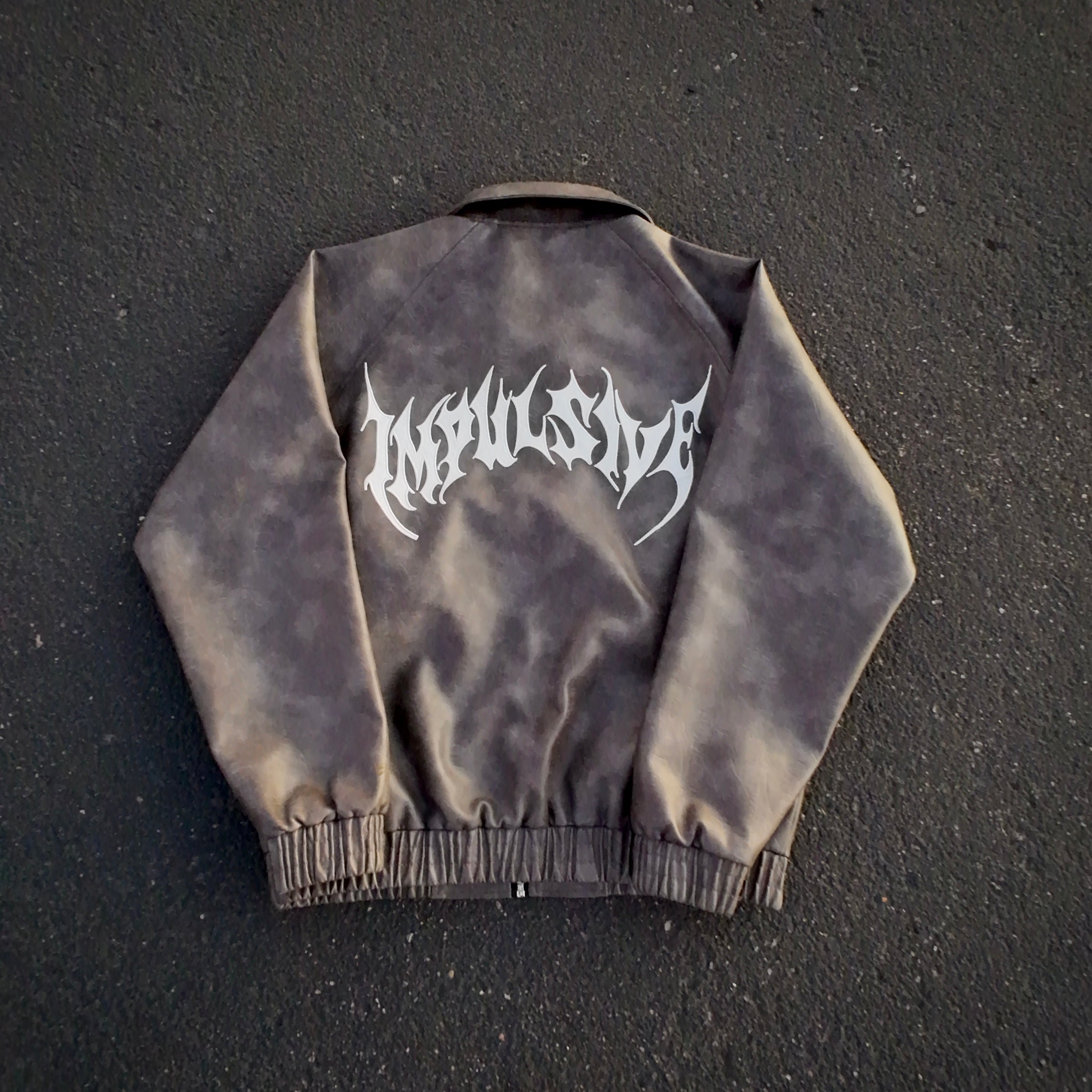 impulsive-unisex-faux-leather-bomber-jacket-grey