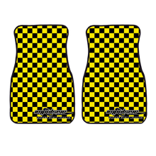 Load image into Gallery viewer, Checkered Floor Mats -YELLOW / PREORDER
