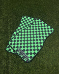 Checkered Floor Mats - GREEN / PREORDER