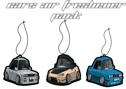 Cars Air Fresheners Pack (3)