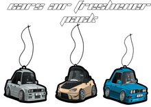 Load image into Gallery viewer, Cars Air Fresheners Pack (3)
