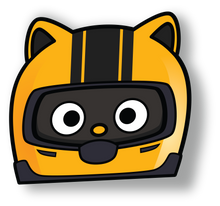 Load image into Gallery viewer, Racer Cat Peeker
