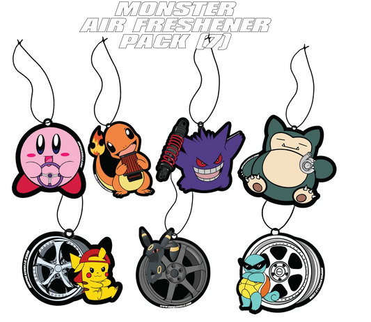 Monsters Air Fresheners Pack (7)
