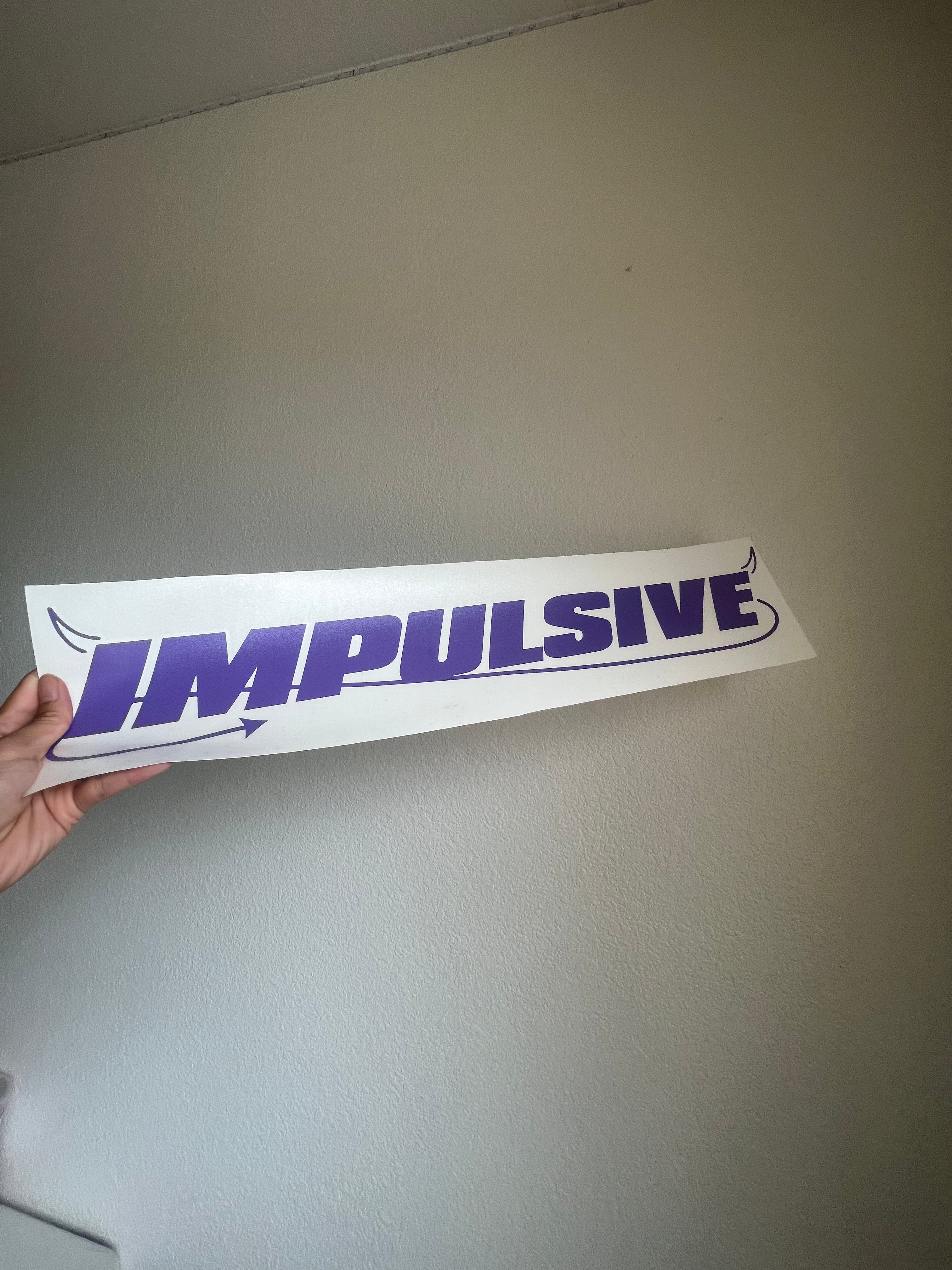 Impulsive Windshield Banner