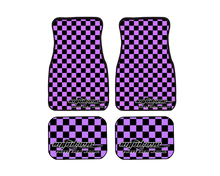 Load image into Gallery viewer, Checkered Floor Mats - PURPLE / PREORDER
