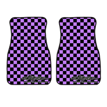 Load image into Gallery viewer, Checkered Floor Mats - PURPLE / PREORDER
